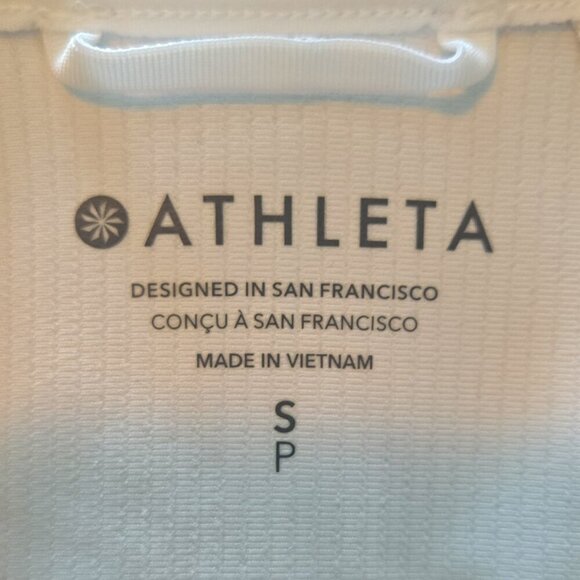 NWT Athleta Salutation Jacket Ribbed 2.0 - S White - Picture 5 of 8